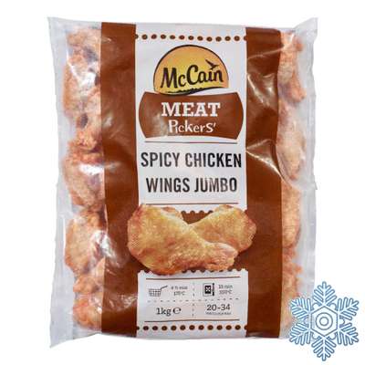 SPICEY CHICKEN WINGS 1KG 29x